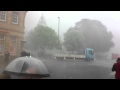 Insane Rain before Grantham Olympic Torch Relay - June 28 2012