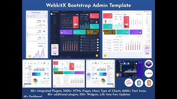 WebkitX Admin - Bootstrap Admin Panel And Software Dashboard