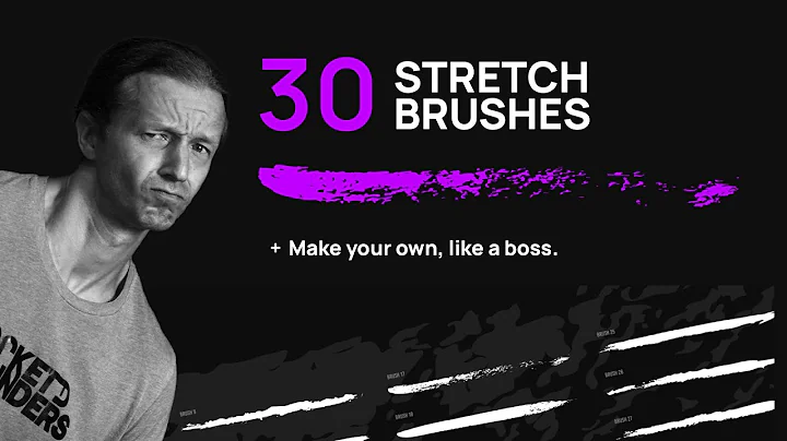 I made 30 Free Stretch Brushes for the New Figma Draw