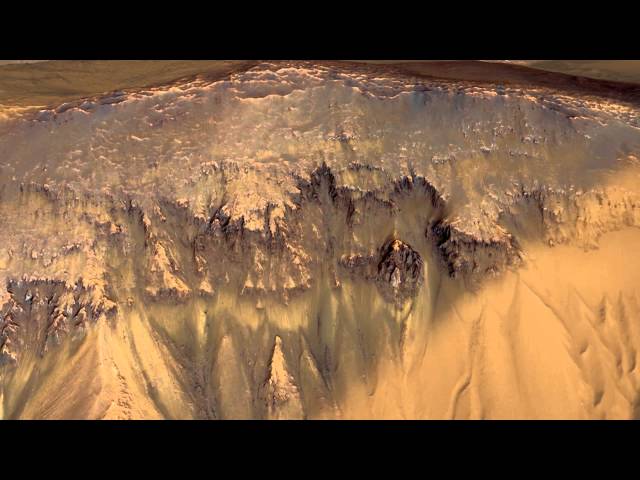 Water Flows Discovered on Mars
