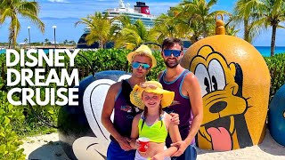 3 Night Disney Dream Cruise!! Castaway Cay Day | Day 3 | June 2022 | 2 Dads + Kenzie!