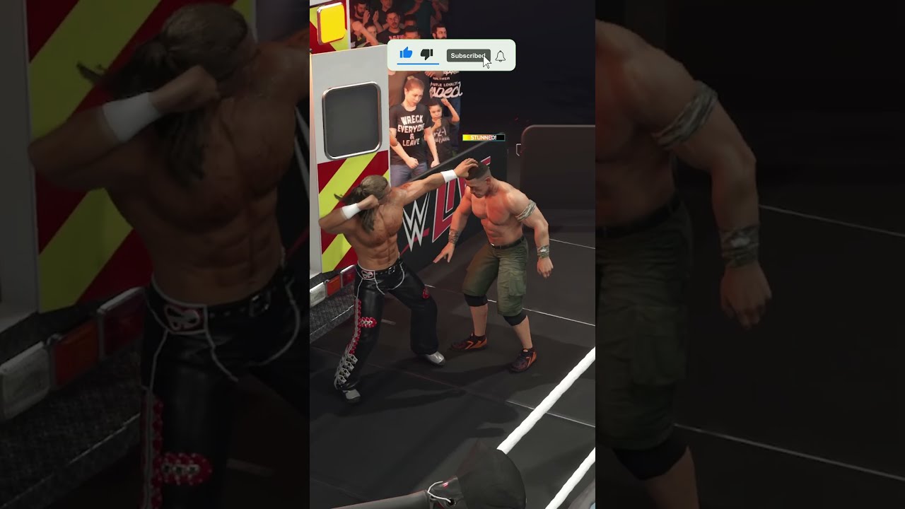 John Cena DESTROYED 3 Superkick Sweet Chin Music By Shawn Michaels WWE 2K25 Shorts Viral