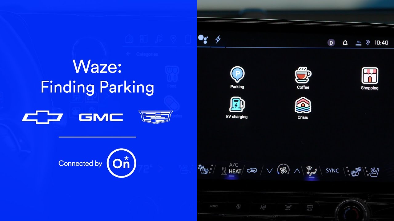 Quick Tip: Find Parking with Waze | OnStar | GM