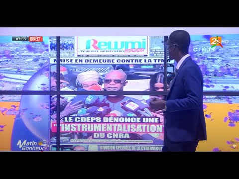 Revue des titres du 09 Juillet 2024– avec Cheikh Kébé – Matin Bonheur
