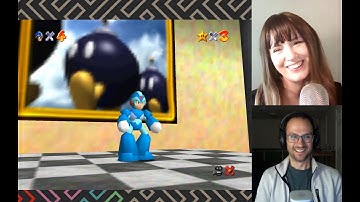 Sam and Dave play Super Mega Man 64 for Nintendo 64 (Super Mario 64 hack)