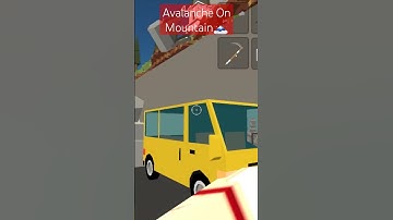 Avalanche In Mountain🗻|Simple sandbox 2 #shorts #avalanche #simplesandbox2videos #ssb2 #ssb3 #games