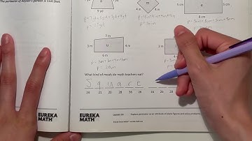 Eureka Math Grade 3 Module 7 Lesson 13 | #mathwithaubrey #homework