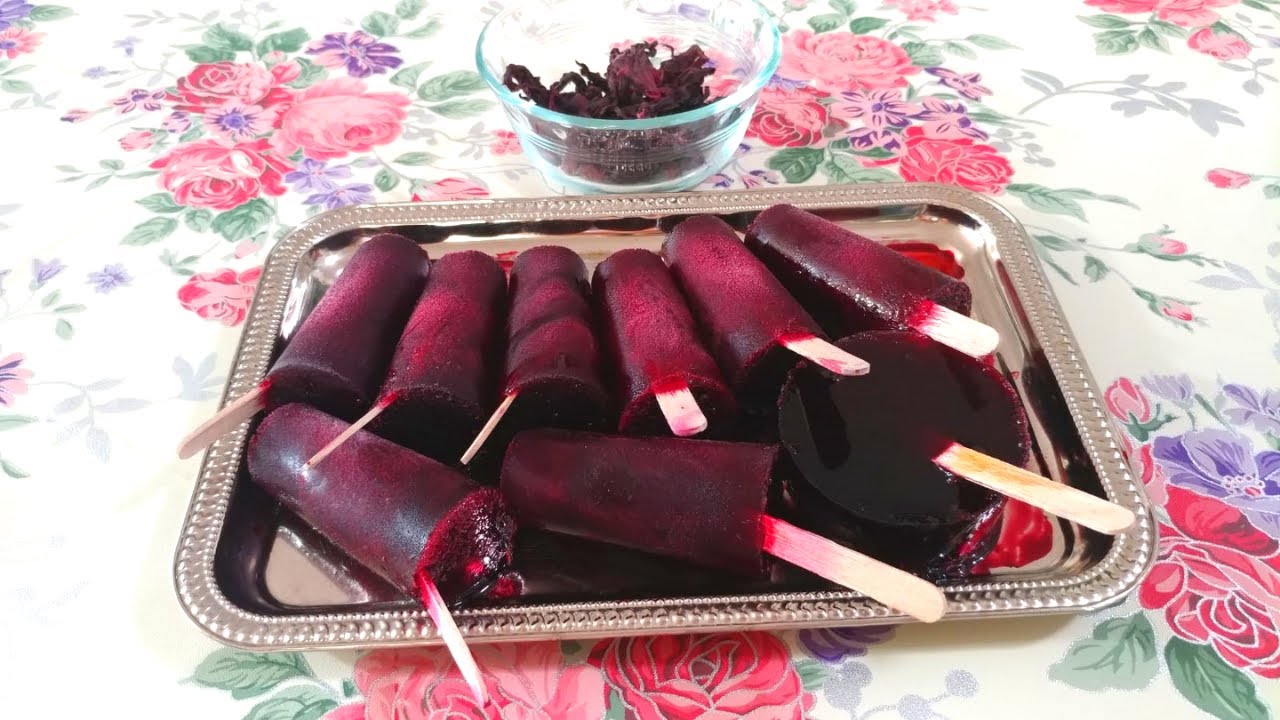 como hacer paletas de jamaica YouTube