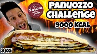 PIZZA PANUOZZO Challenge 3KG - (9000 Calorie) - Cheat day - MAN VS FOOD