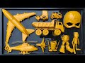 Membersihkan Mainan Mobil, Mobil Moster, Bus Sekolah, Helikopter, Kereta Thomas, Sapi &amp; Anomali