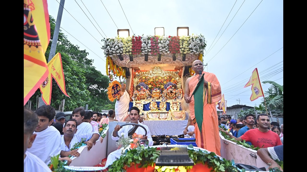 Hare Krishna Mandir Guwahati Celebrates Sri Jagannath Rath Yatra 2023