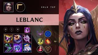 LeBlanc Top vs Akali - EUW Master Patch 26.08