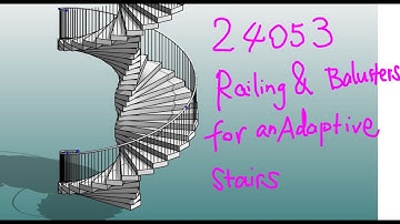24053 - Using adaptive family to create railing and balusters for an adaptive family stairs