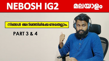 NEBOSH IG2 Explained in Malayalam (Part 3 & 4)