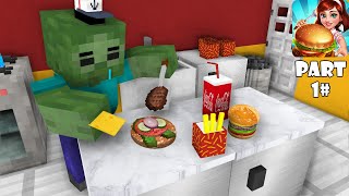 Monster School: Burger Cooking Challenge (Part 1)  - Minecraft Animation