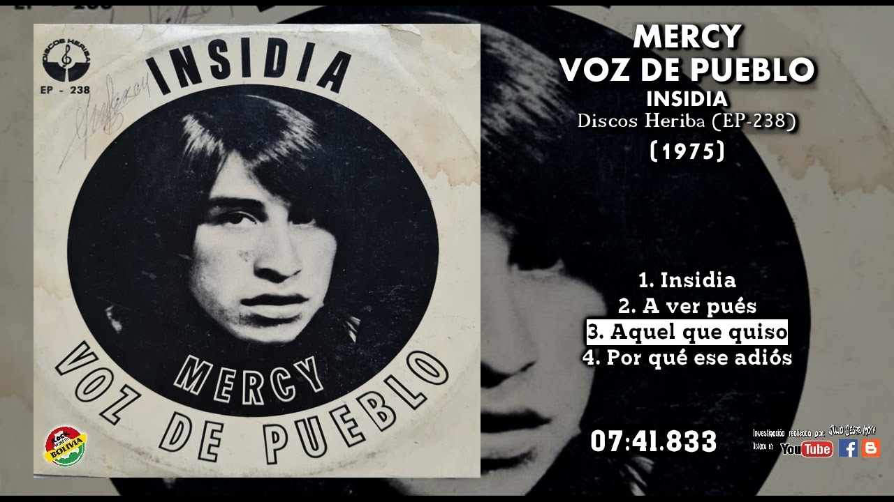 MERCY "Voz de Pueblo". INSIDIA (1975). Disco Completo