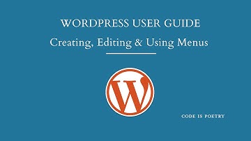 WordPress Menus Creating Editing and Adding Widgets