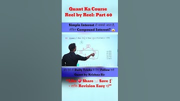 Compound Interest Trick in 30 Sec ⏳ | SSC | Bank | Railway | Quant by Krishna Sir