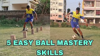 HOW TO IMPROVE YOUR BALL CONTROL FOR BEGINNERS || 5 EASY BALL MASTERY SKILLS || BENGAL VIDEO