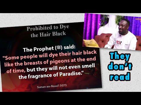IT IS HARAM TO DYE YOUR HAIR BLACK .. Facts & proofs .. - YouTube