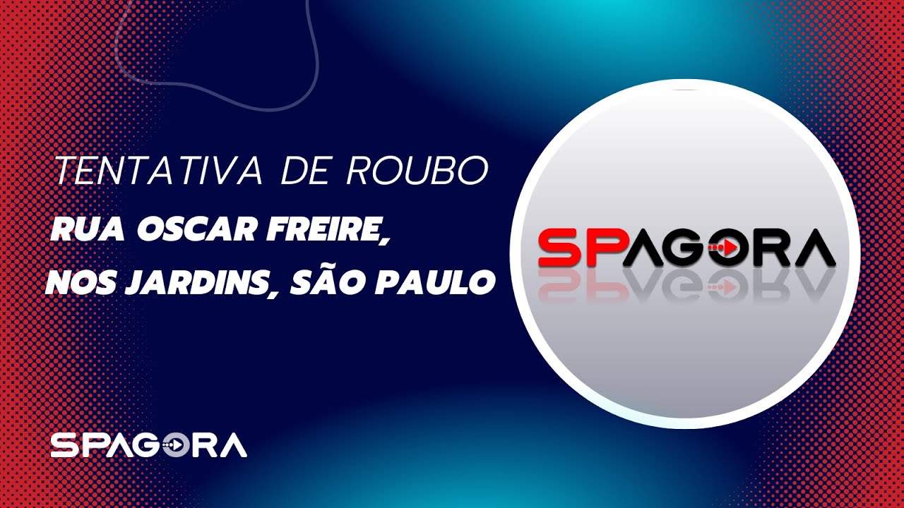 Tentativa de roubo a pedestres na região dos Jardins, na zona sul de SP