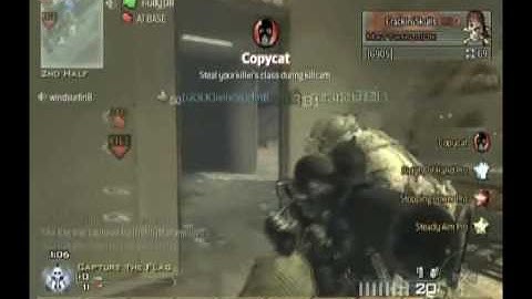 Modern Warfare 2 a WTF clip playing CTF on Scrapyard with the Barret .50 cal