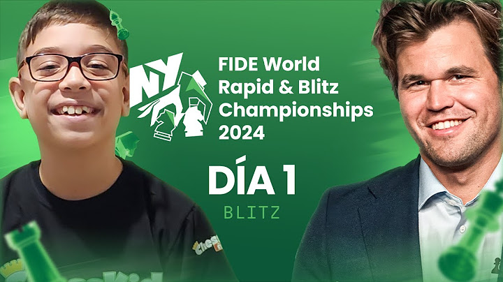 CARLSEN VUELVE | Campeonato del mundo de ajedrez blitz 2024 Día 1
