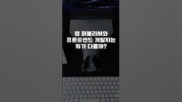 웹 퍼블리셔와 프론트엔드 개발자의 차이점? #개발자 #프론트엔드 #백엔드 #웹디자이너