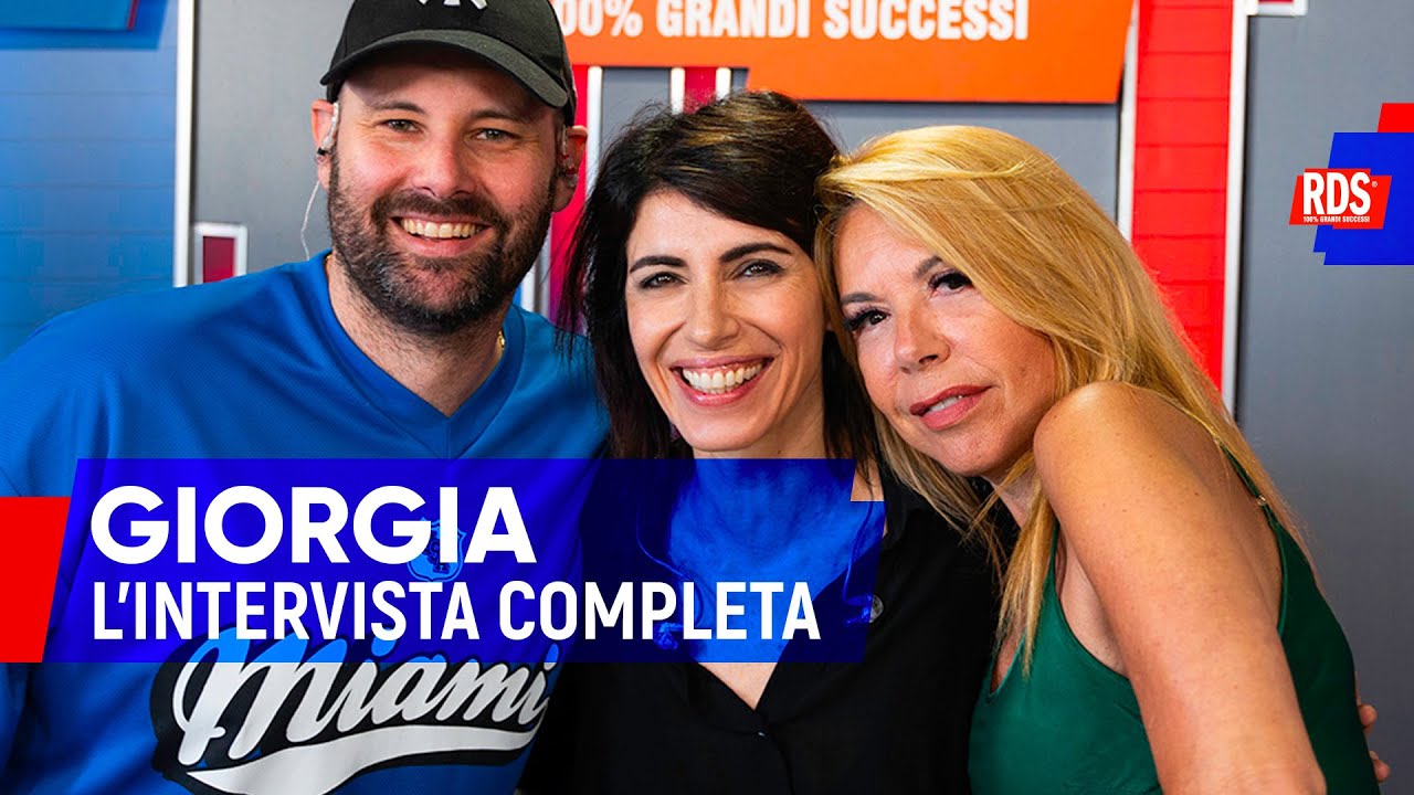 Giorgia e la grande carriera “Senza confine”: l’intervista completa su RDS
