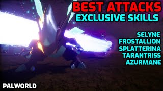 Palworld: Exclusive Attacks DPS Test 3 - Selyne, Frostallion, Splatterina, Tarantriss &amp; Azurmane