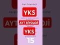 YKS 2025 AYT BİYOLOJİ ÇOK ÇOK ZOR SORU #yks2026 #ykstavsiye #yks #yksbiyoloji #yks2025 #yks2024 #ayt
