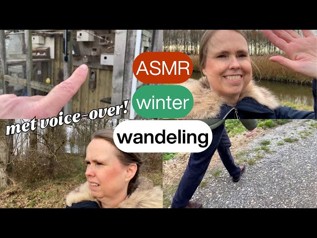 ASMR Winterwandeling voor Ontspanning en Rust in deze Drukke Tijd ☺️🍄  Met Voice-Over voor Tingles✨