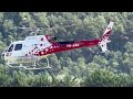 Eurocopter H125 Ecureuil AS350B3e HB-ZAN Air Glaciers landing Sion airport Switzerland 31.08.2022