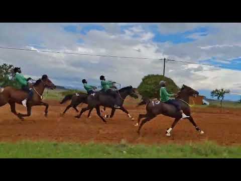 Traditional Horse Racing Peka Ha Leburu Lesotho 15 03 2025