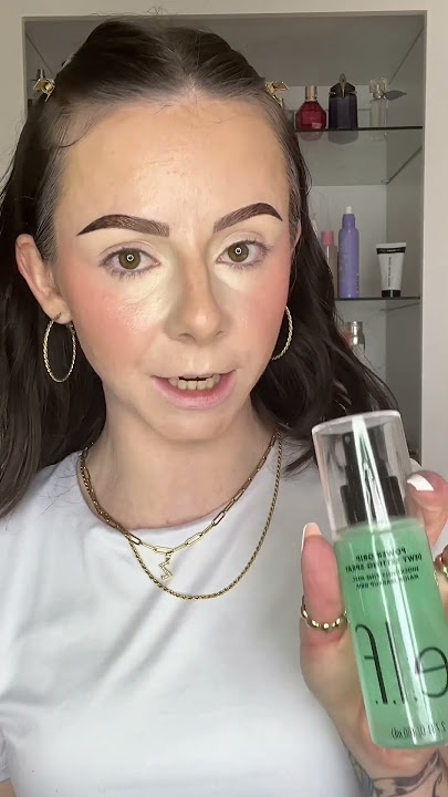 Viral Elf Setting Spray👀 #makeupreview #viralmakeup #elfcosmetics #settingspray #weartest