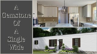 This Single Wide has a unique kitchen. Click to check it out