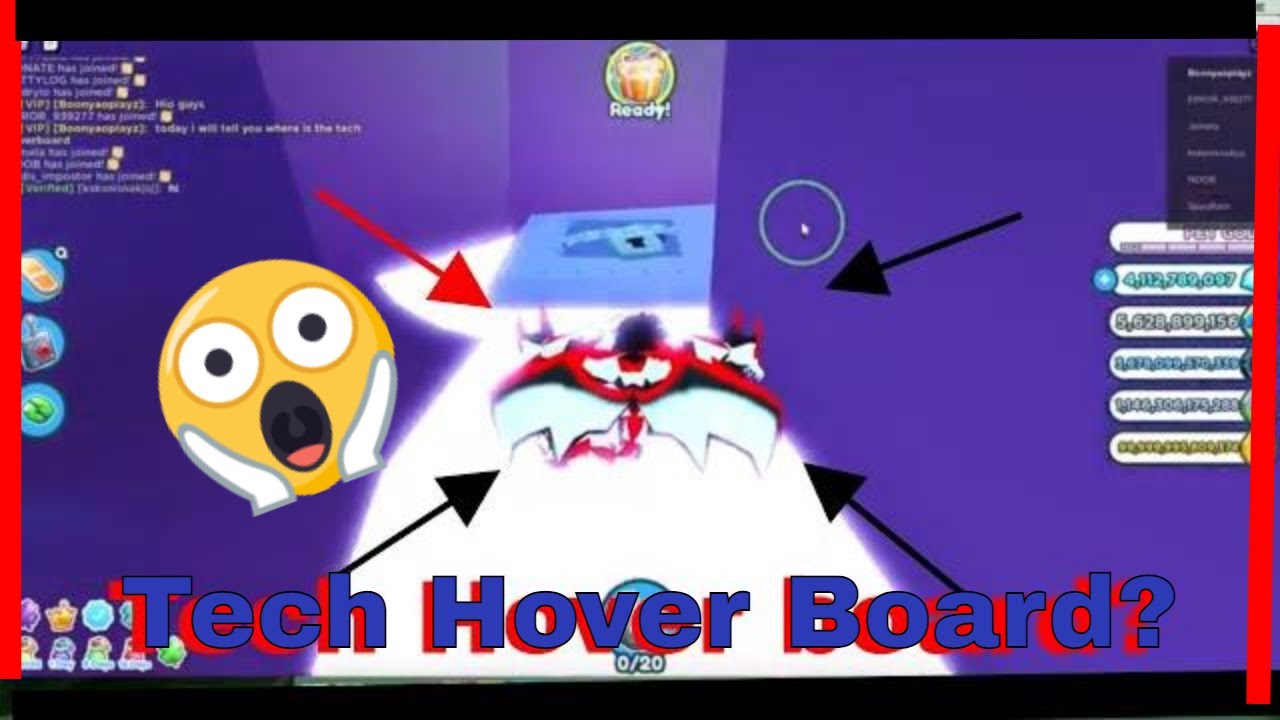 How to get TECH hover board! Pet simulator x