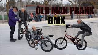 OLD MAN BMX PRANK 👨‍🦳🚲🔥 - Aruiz Bmx