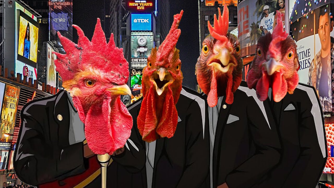 Funny Roosters - Coffin Dance Song (ANIMALS COVER)