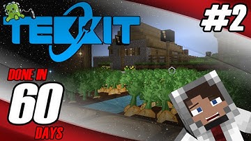 Tekkit 1.6.4 - Done in 60 Days: Part 2 Day 1 - Home Sweet Home