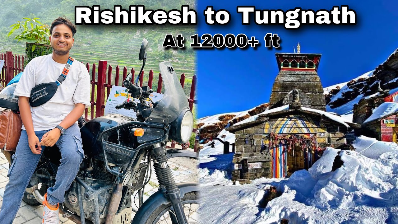 Rishikesh to Tungnath Bike Ride 🏍️ | Most Dangerous & Beautiful Road Trip to 12000 ft.