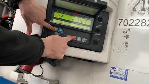 Reset frigo VECTOR 1550