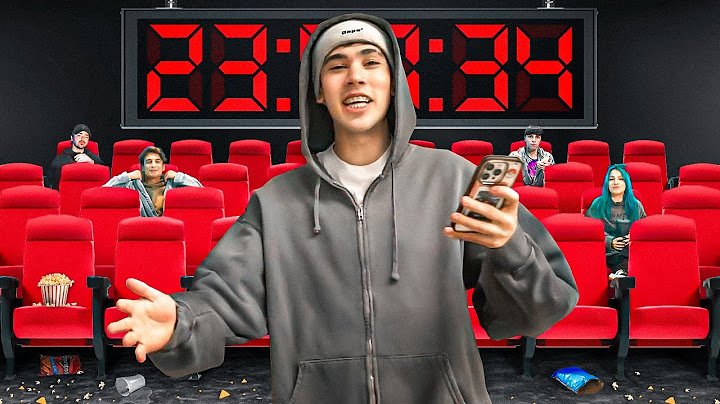 24 HORAS en STREAM desde UN CINE