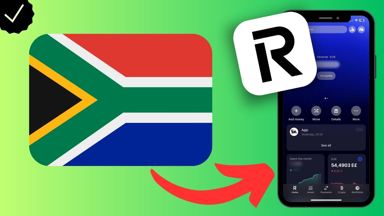 Как создать банковский счет в южноафриканских рэндах на Revolut?