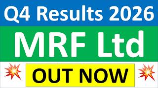 Mrf Q4 Results 2026  Mrf Results Today  Mrf Share News  Mrf Share Latest News Today