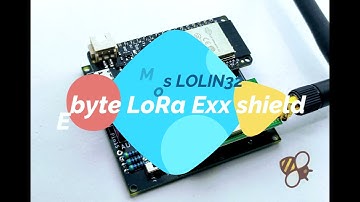 ESP32 WeMos LOLIN32 10Km Ebyte LoRa Exx shield: soldering process