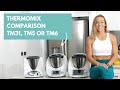 THERMOfit Thermomix Comparison- TM31, TM5 or TM6