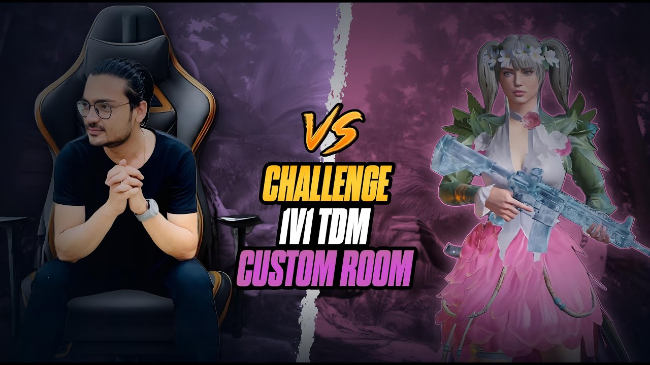 LIVE ROOM WITH SUBSCRIBERS | 1V1 TDM CHALLENGE CUSTOM ROOM BGMI LIVE ...