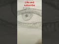 1 minute and 10 minute and 1 hour drawing eye #sketch #video #music #viral #dark #colour #eye