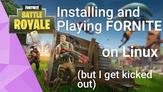 Installing And Playing Fortnite On Linux To A Point Youtube